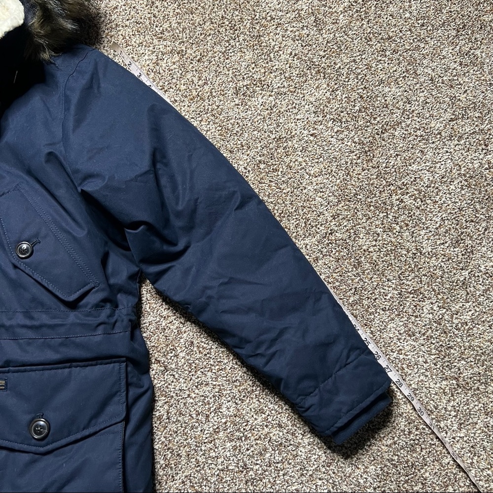 NWOT Abercrombie & Fitch Down Filled Insulated Jacket Coat Size XL Blue - Picture 5 of 11